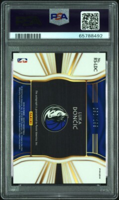 LUKA DONCIC 2018-19 Panini Select SILVER PRIZM ROOKIE LDC PSA 9
