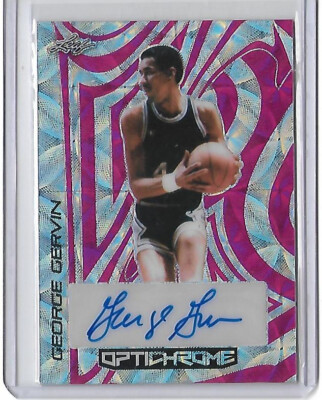 ICE MAN GEORGE GERVIN 2023 Leaf Optichrome LAST KALEIDOSCOPE Auto Autograph 3/3