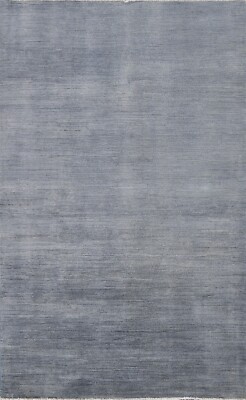 Gabbeh Striped Modern Oriental Area Rug Wool Hand-knotted Decorative Carpet 4x6
