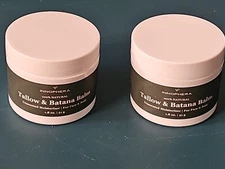 New (2) Whipped Beef Tallow Cream for Skin Care Grass Fed & Grass Finished
