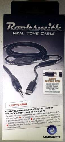 Ubisoft Rocksmith Real Tone USB 11.25ft. Audio Cable (Brand New)