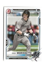 2021 Bowman Draft Cody Morissette #BD-88 RC