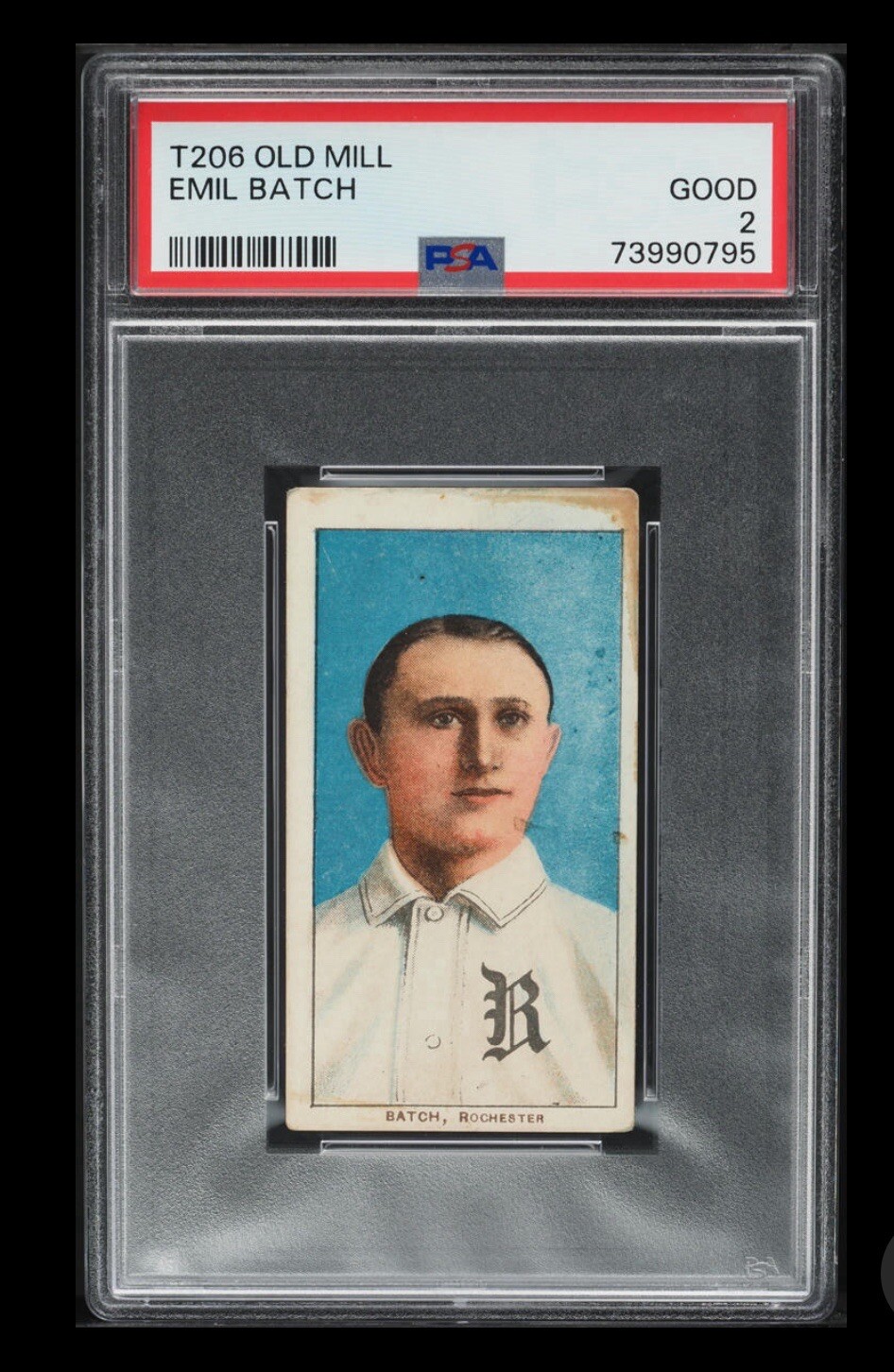 1909-11 T206 OLD MILL EMIL BATCH PSA 2 Good Rochester 