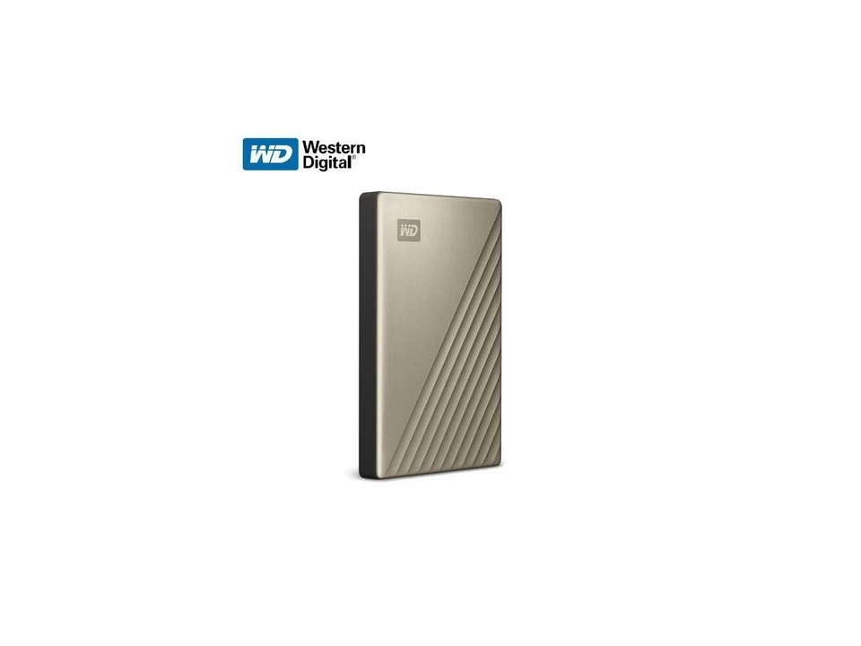 WD 2TB My Passport Ultra Portable Storage External Hard Drive USB-C Gold 256-Bit - Image 3 of 4