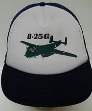 Vtg 1990s North American B-25G Mitchell MILITARY AIRPLANE BOMBER Snapback Hat