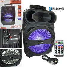 befree sound bluetooth rechargeable party speaker with illuminating woofer