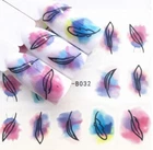 NAIL TRANSFER STICKERS - FEATHER B032
