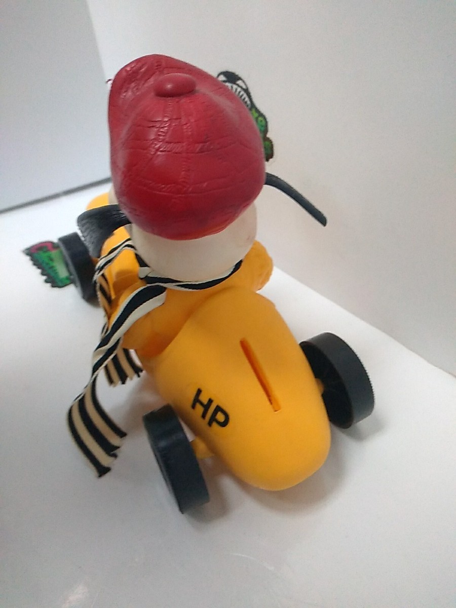Royalty Industries Dog Racing Car Toy Piggy Bank 1973 1970's | eBay