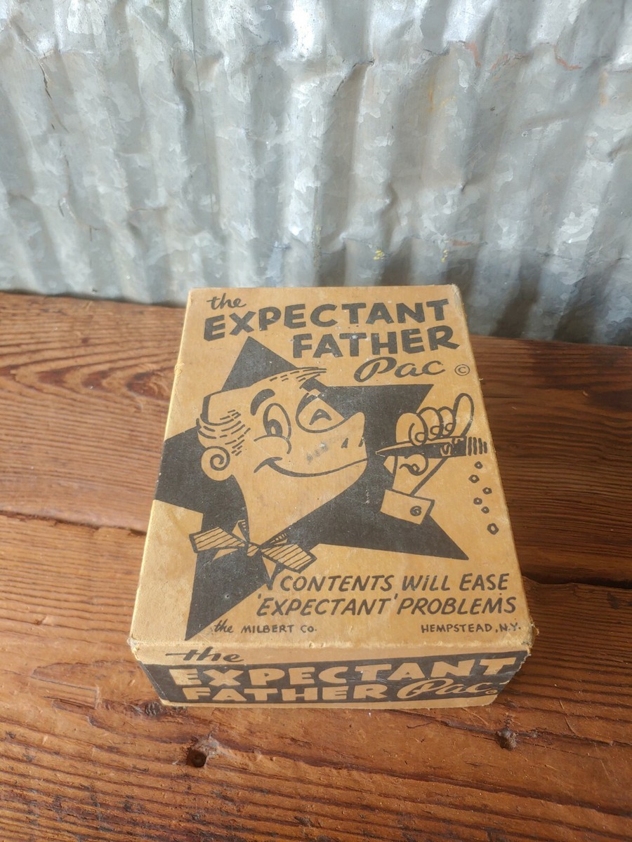 Vintage Expectant Father Pac Gag Gift Baby Shower Pregnant Cigar