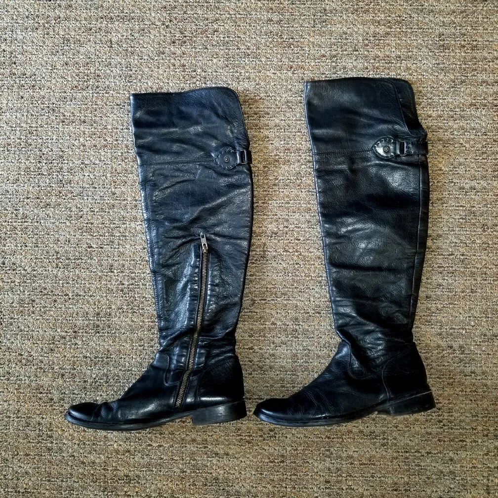 Frye thigh store high boots