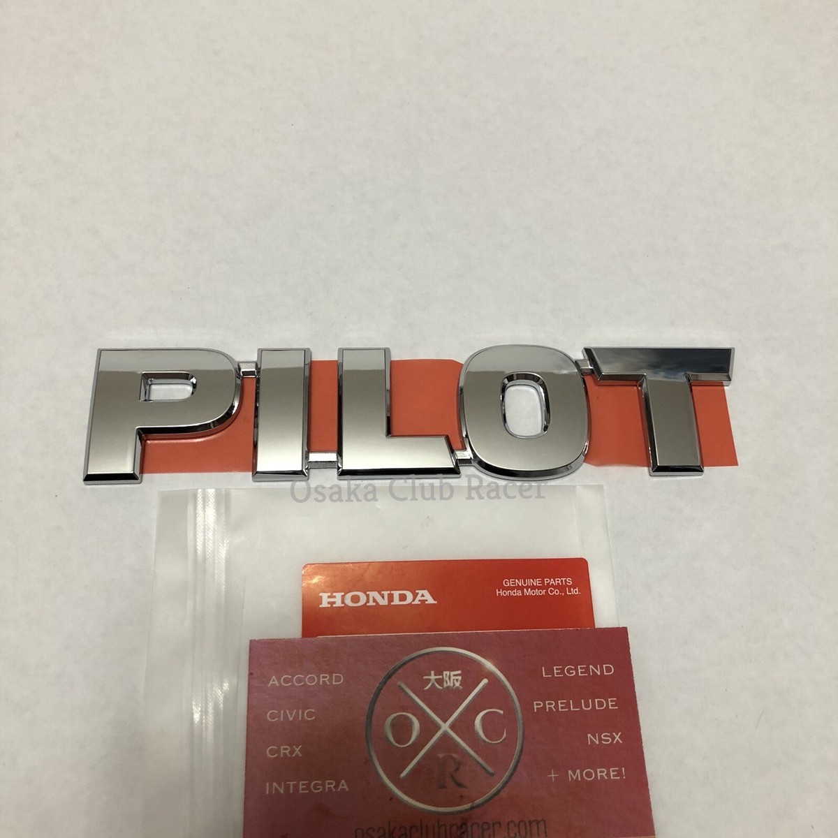 New Genuine OEM Honda Pilot Rear Emblem Nameplate Badge USDM 03-08