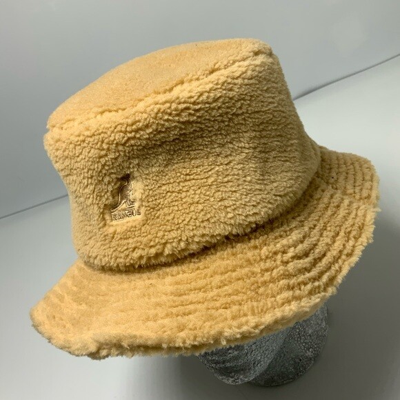 Men's Kangol Khaki Plush Rap Bucket Hat 