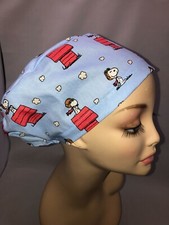 Snoopy Red Baron Euro OR Surgical Scrub Hat CRNA CNOR Chef CORT Vet Theatre Cap