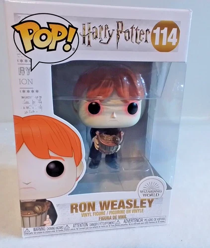 Funko Pop! Movies: Harry Potter  - Ron Weasley Puking Slugs #114 *DMG BOX