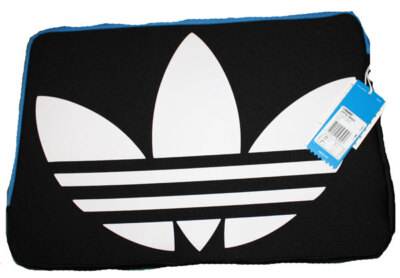 ADIDAS LAPTOP TASCHE COVER W68550 SLEEVE BASIS SCHWARZ WEISS NOTEBOOK BIS 14 ZOL