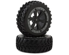 Kyosho Sand Master 2.0 Pre-Mounted Tires w/6-Spoke Wheel  12mm Hex