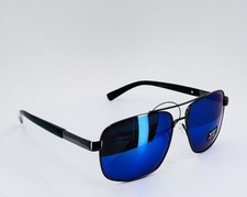 AIR FORCE 8AV5161 BLACK Mens Classic Aviator Full Rim Sunglasses Blue Lens