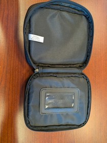 Nec CD Carrying Case Wallet TurboGrafx Leather Black 