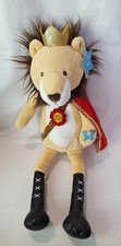 FAO Schwarz 12" Glow Brights Nutcracker Lion Plush Stuffed Animal Toy TESTED NWT