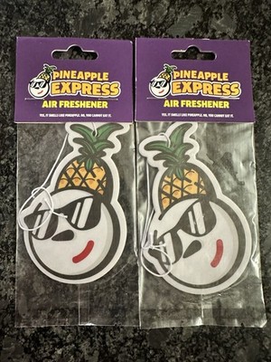 Jack In The Box Collectible Air Fresheners (2)   Pineapple Express  Car Scent