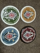 385 National Carraige Championships 2002, 03, 04 & 06 Pottery  Plaques  VGC 