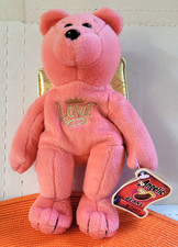 ANGELIC BEANS BY PROTECH "LOVE" CHARITY BEANIE BEAR NWT