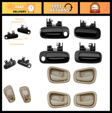 Beige Door Handle Set For 1998-2002 Toyota Corolla Chevy Prizm - Easy Install