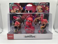 Nintendo Switch Splatoon Amiibo Octoling Boy Octopus Girl Triple 3-Pack Set New