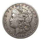 1886 S Morgan Silver Dollar Us Coin San Francisco Mint Vf Details