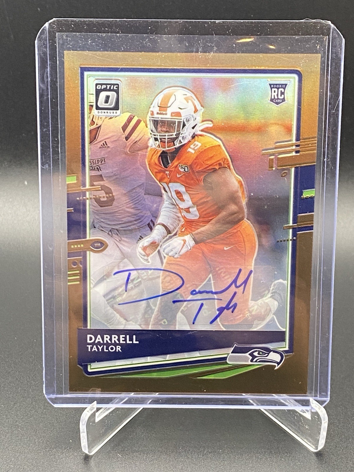 Darrell Taylor Panini Donruss Optic #136 Autograph-Bronze