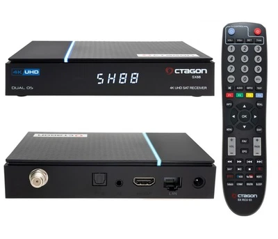 ► OCTAGON SX88 V2 4K UHD S2+IP 1xDVB-S2 E2 Linux Smart TV Sat Receiver ♻️ - Bild 1 von 4