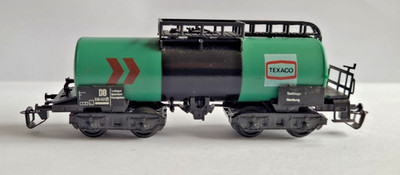 BTTB 5417 TT 4 Achs Kesselwagen DB grün''TEXACO'' in generalüberholten Zustand DDR
