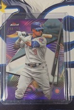 2020 Topps Finest - Javier Báez #64 Purple Refractor /250
