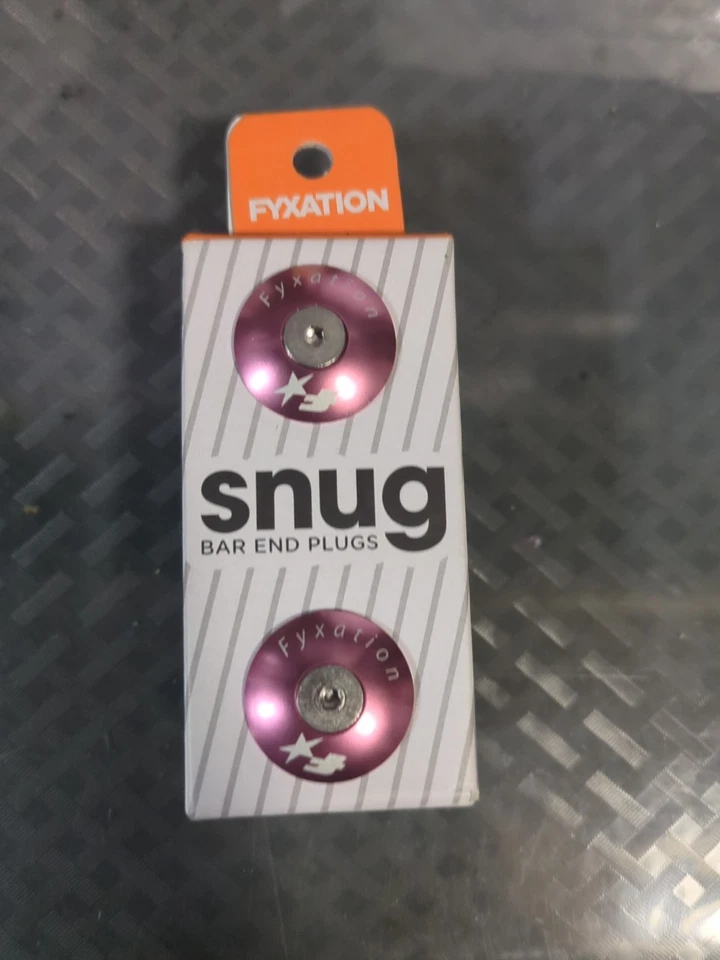 Tapas de extremo de barra ajustadas Fyxation Pink Track nuevas #73 Foto 2 de 4