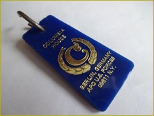 Key Fob Schlüsselanhänger COLUMBIA HOUSE US Forces Offiz. Hotel Berlin Tempelhof