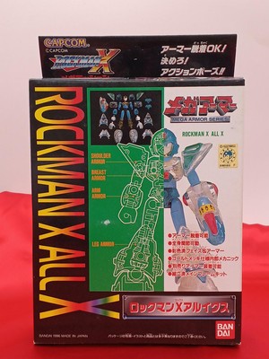 BANDAI Megaman X All X Mega Armor Series Model Kit Toy - Rock man