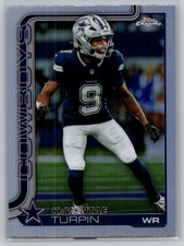 KaVontae Turpin 2025 Topps Chrome Football Refractor Cowboys #84