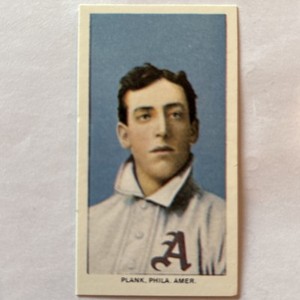 eddie plank 1910 tobacco card original T206 Plank