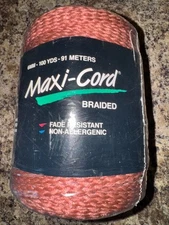 Maxi-Cord Braided Polypropylene 6mm 100 Feet Macrame R09 Dusty Rose