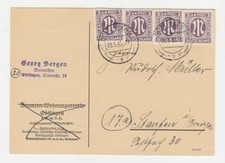 AM-Post 17aA MeF (4) Postkarte Göttingen - S...