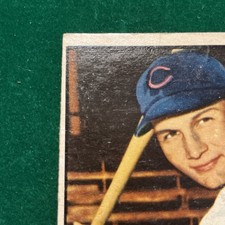 1952 Topps - Wally Post #151 Red Back Rookie Card. rookie card picture