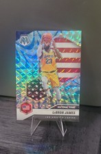 2020-21 Panini Mosaic - National Pride LeBron James #247 Reactive Blue Prizm