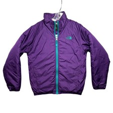 The North Face Purple Teal Blue Triclimate Jacket Girls S/P 7/8 Puffer Only