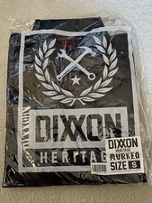 Dixxon Flannel  Co. Murked Heritage Black Gray Plaid SMALL Brand New In Package