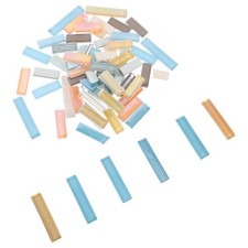 2 sacchetti di tessere di mosaico di cristallo rettangolari. Piastrelle di