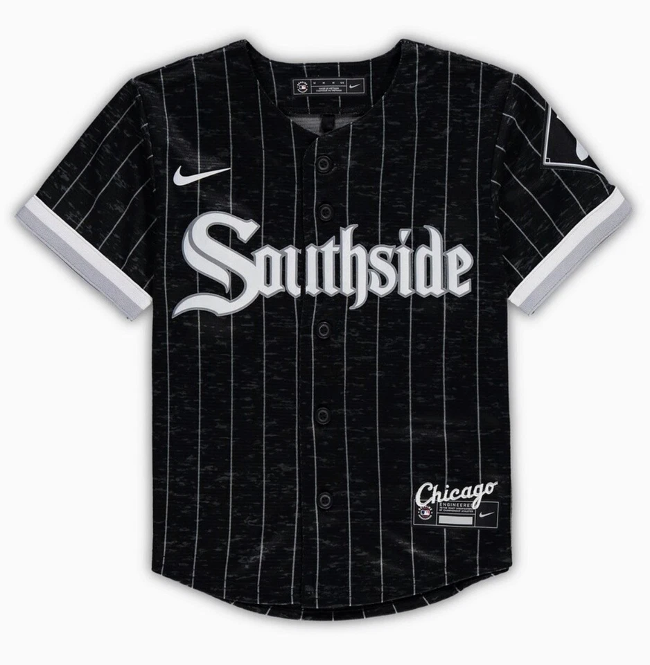 Nike Chicago White Sox MLB City Connect Kids Boys Jersey Southside Sz 7 New $90 - Image 2 of 4