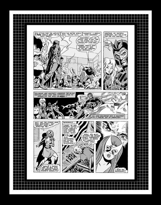 Bob Budiansky What If? #31 Wolverine/Hulk Rare Production Art Pg 14 Monotone