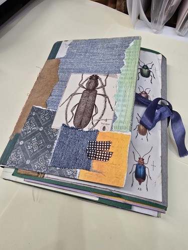 Fun Upcycled Bug Insect Themed Junk Journal Scrapbook Or Smash Book OOAK