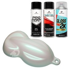 Ultra Turquoise Ghost Pearl Spray Paint Kit Aerosol Sealerpearl-coatclear Coat