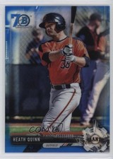 2017 Bowman Chrome Prospects Blue Refractor 70th Anniversary Heath Quinn y0i